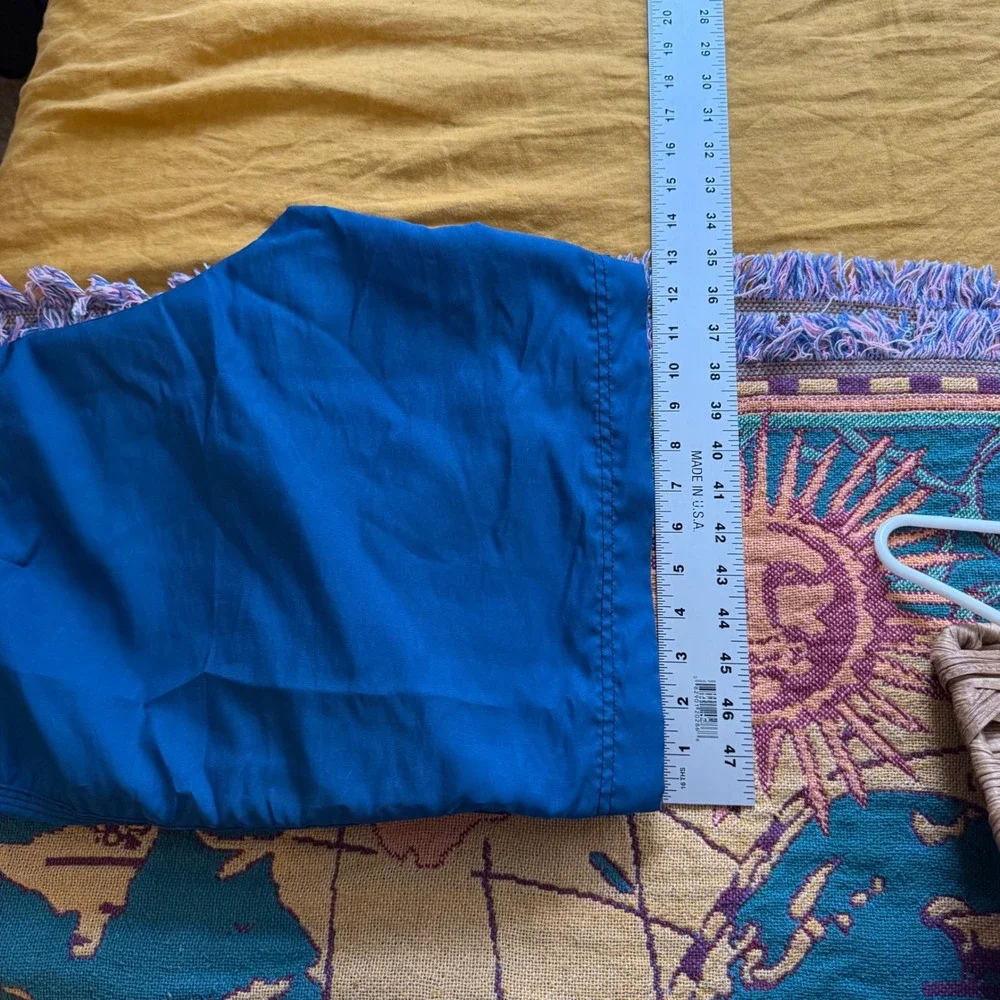 California Surf Designs Mens Blue Nylon Board Shorts Size 36 Made n USA Surfwear